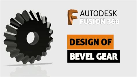 Bevel Gear Design And Render Of Bevel Gear In Fusion 360 Fusion 360