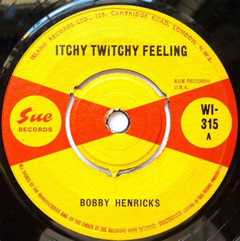 Bobby Hendricks Itchy Twitchy Feeling A Thousand Dreams 1964 Vinyl Discogs