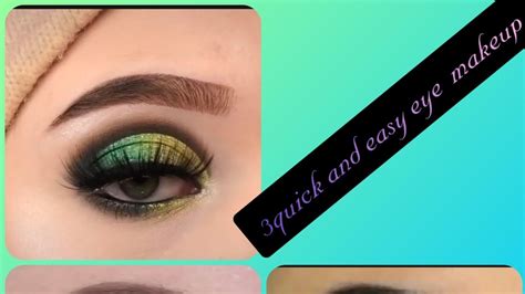 3quick And Easy Eye Makeup Tutorial Youtube