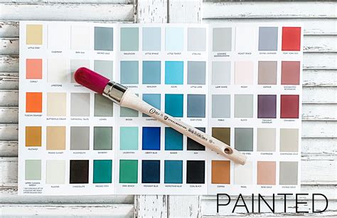 Fusion Mineral Paint Color Chart 2023