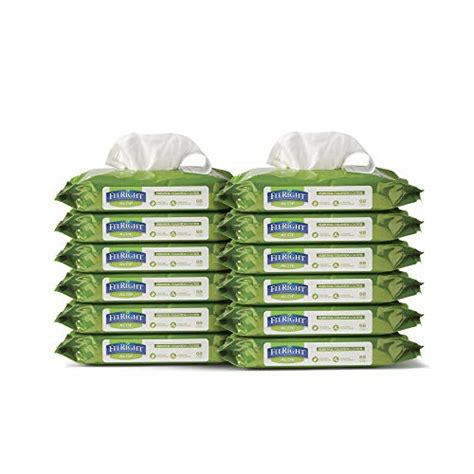 Fitright Aloe Personal Cleansing Cloth Wipes Scented 8 X 10 Inch