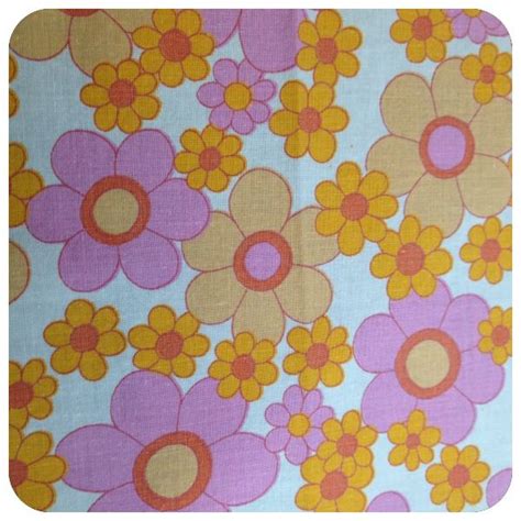 Vintage Fabric Loveliness Retro Prints 1960s Patterns Pattern Paper