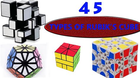 Types Of Rubiks Cube Collection Youtube