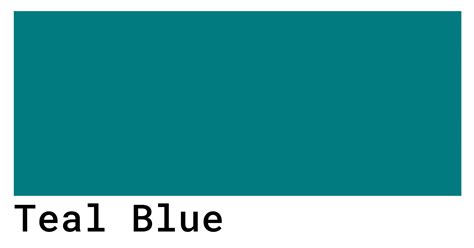 Teal Blue Color Codes The Hex Rgb And Cmyk Values That You Need
