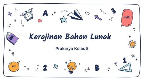 Prakarya Kelas 8 Kerajinan Bahan Lunak YouTube