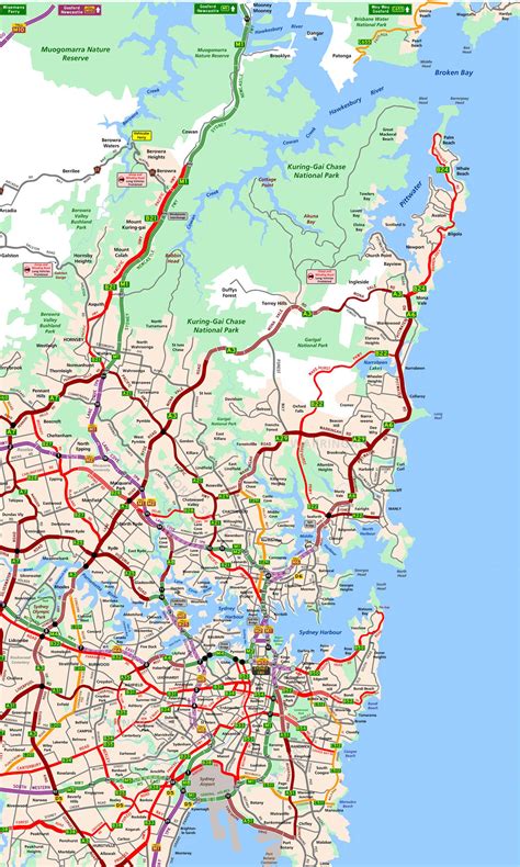 Sydney Maps And Tourist Map On Pinterest