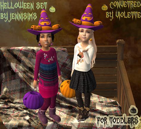 Sims2city Happy Halloween Acc Convert For Toddlers By Violett♥