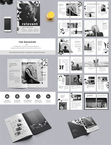 Once you have selected one of our diy planner templates, the design automatically loads into the editing dashboard where you can customize it to your heart's. 20 Magazine Templates With Creative Print Layout Designs ...