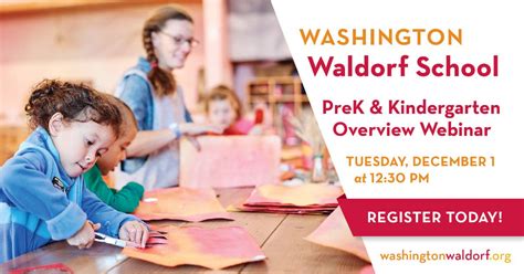 Dec 1 Washington Waldorf School Prek And Kindergarten Overview Webinar