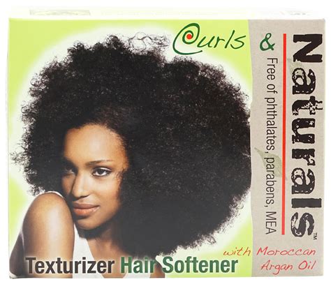 Curls And Naturals Texturizer Hair Softener With Moroccan Argan Oil Fein Relaxer Relaxer