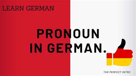 Learn German Pronouns In German A1 Levelgerman Lessons For Beginners
