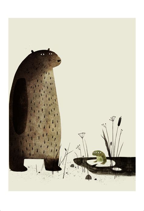 Jon Klassen Print I Want My Hat Back Page 05 Frog Nucleus Art Gallery And Store