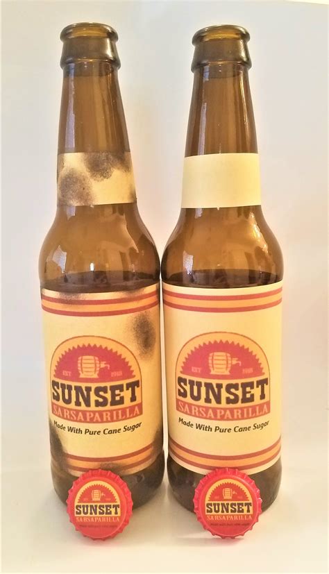 Sunset Sarsaparilla Glass Bottle Prop Fallout New Vegas Etsy