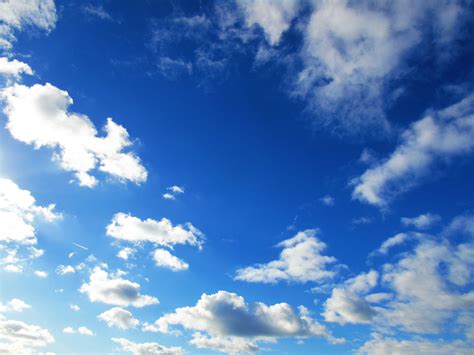 Perfect Clouds Bright Blue Sky Sunny Vibes Winter In Cornwall