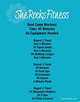 At Home Boot Camp Workout Pictures