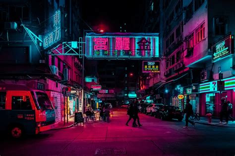Fotógrafo Captura La Energía De Las Noches De Neón En Hong Kong