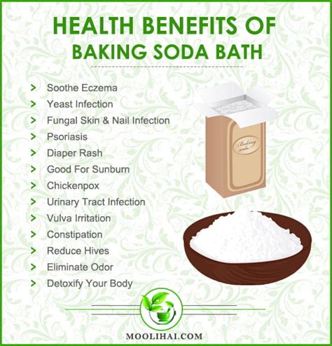Baking Soda Bath Uses Health Beauty Benefits Moolihai Com