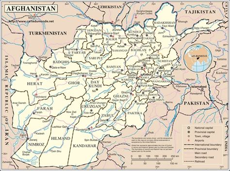 Carte de l'afghanistan afghanistan carte sur les villes. Karte Afghanistan, Karte auf Land Afghanistan