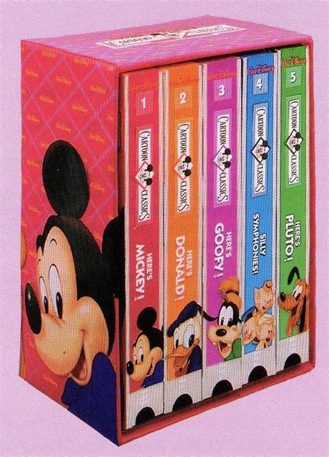Walt Disney Cartoon Classics X Set Vhs Ntsc New Original Usa