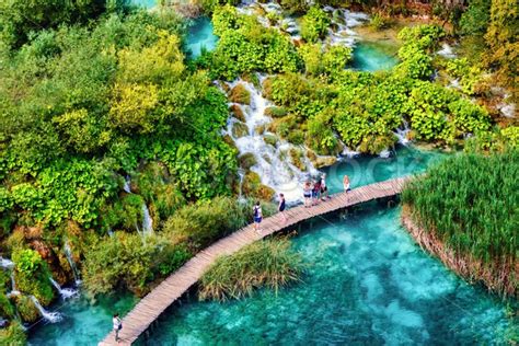 Waterfalls In Plitvice Lakes National Park Croatia