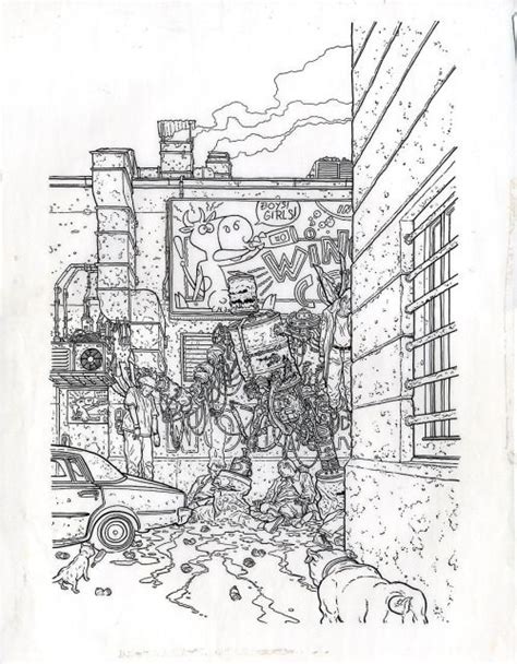 Thebristolboard Original Art By Geoff Darrow From The Alternate Cover