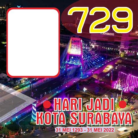 Gambar Hari Jadi Kota Surabaya : 6 Link Twibbon Hari Kota Surabaya 2022