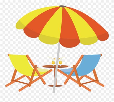 How To Draw A Beach Chair And Umbrella Step By Step Use The Guide Lines