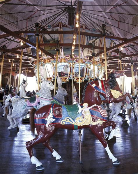Park Horses Ride Carousel Fun Carnival Amusement 20 Inch By 30 Inch