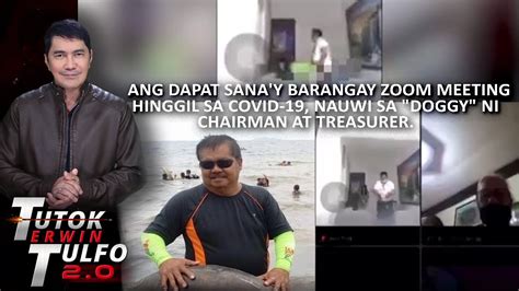 Zoom Scandal Live Meeting Sa Isang Barangay Chairman Ng Dasmarinas