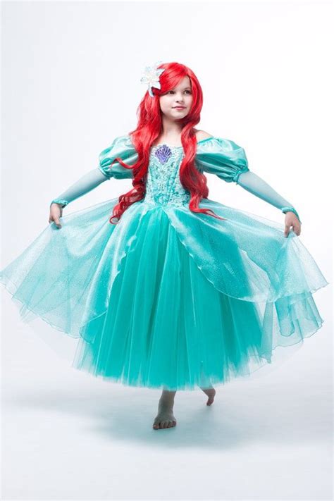 Ariel Green Dress The Little Mermaid Etsy In 2020 Disney Inspired