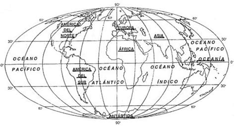 Arriba Imagem Planisferio Con Division Politica Y Nombres Y Coordenadas Geograficas