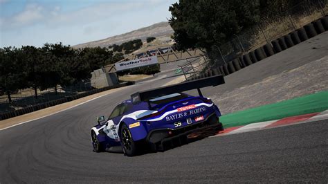 Assetto Corsa Competizione Aston Martin Vantage Laguna Seca Youtube