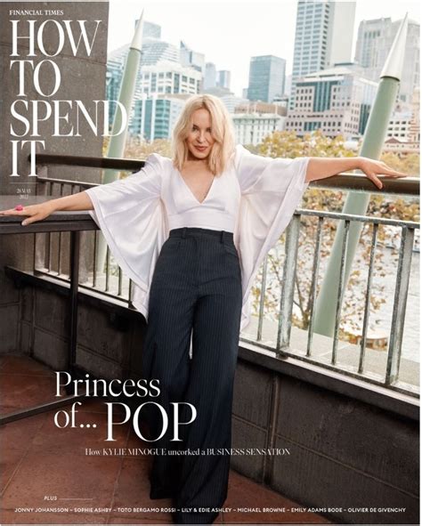 Ft How To Spend It Mag 28052022 Kylie Minogue Cover