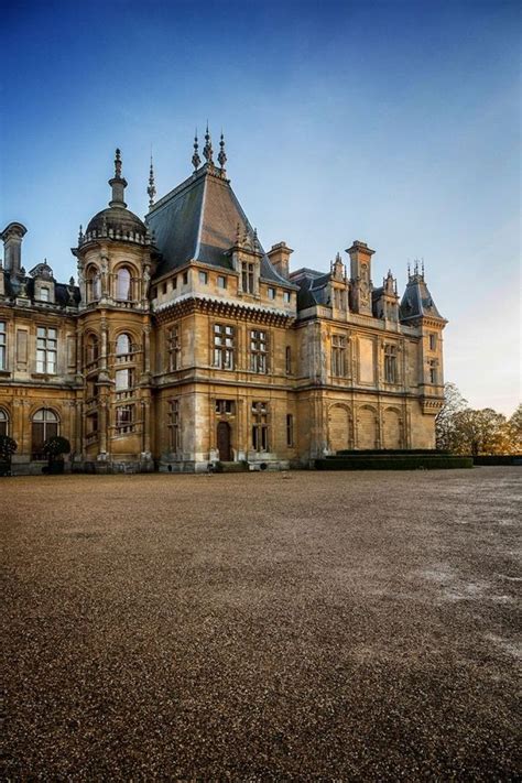 Great Shot Of Waddesdon Buckinghamshire Manor French Cottage Castle