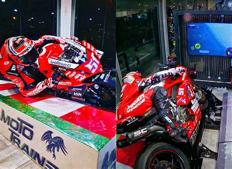There Are Racing Simulators And Then The Moto Trainer A Motogp