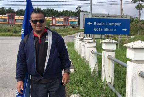 Mat Tunai Nazar Jalan Kaki Km Rentas Tiga Negeri Empat Hari Untuk