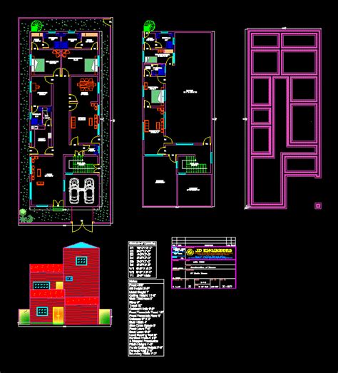 Furnished House Dwg Elevation For Autocad Designs Cad