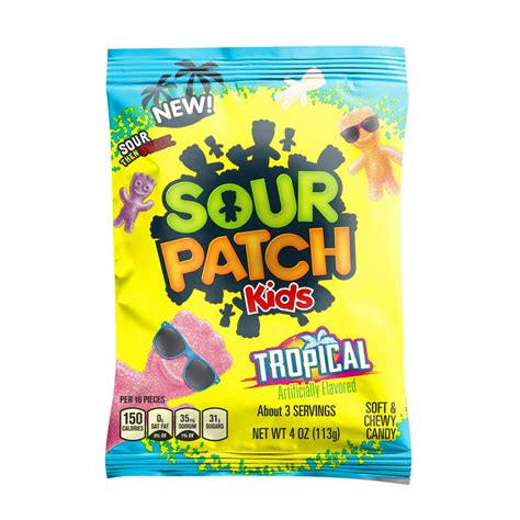 Sour Patch Kids Tropical Soft And Chewy Candy 40 Oz