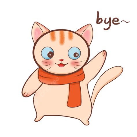 Bye Png Picture Cartoon Cute Pet Bye Material Bye Bye Bid Farewell