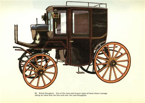 A British Brougham Carriages Horse Carriage Horses