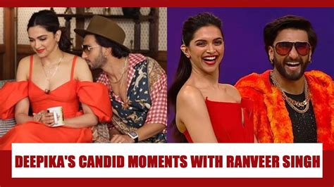 Deepika Padukones Unseen Candid Moments With Ranveer Singh