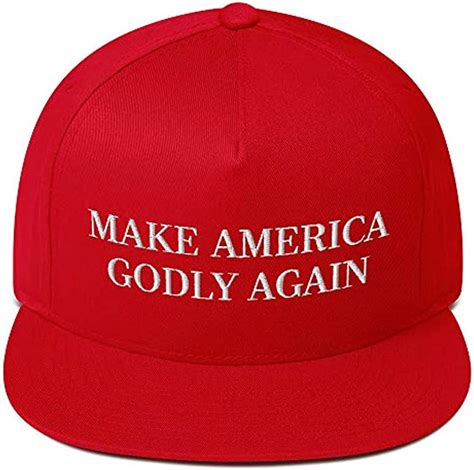 Snapback Cap Make America Godly Again Hat Embroidered Adjustable