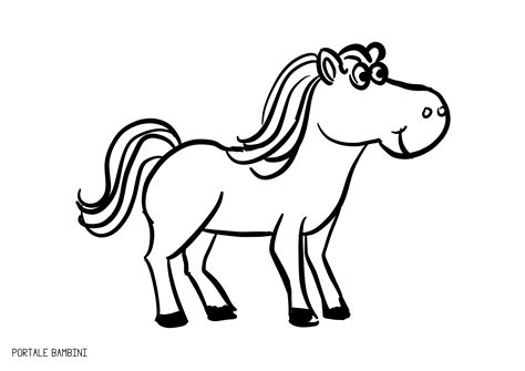 Creiamo le bozze del disegno di un cavallo e le una mostra, almeno per ora: Disegni Da Colorare Bambini Cavalli | Fredrotgans