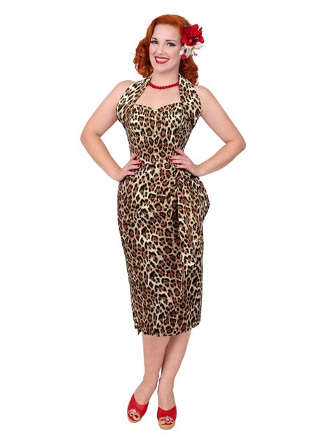 1940s Sarong Leopard Lilly From Vivien Of Holloway