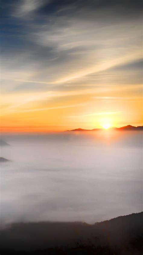1080x1920 Sea Of Clouds Clouds Nature Hd Mountains For Iphone 6 7