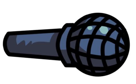 Fnf Microphone Blank Template Png No Background