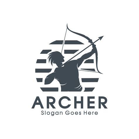 Arrow Archery Vector Logo 12646133 Vector Art At Vecteezy