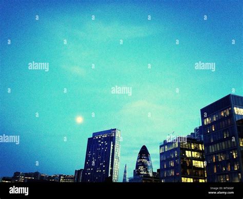 Gherkin At Night Hi Res Stock Photography And Images Alamy