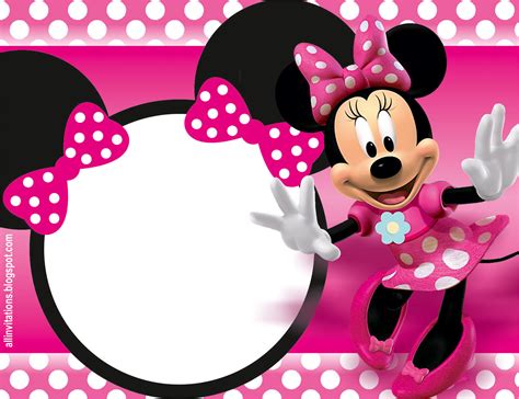 All Invitations Invitación De Minnie Mouse