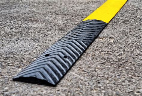 Black And Yellow Rumble Strips Hd Non Slip Rubber Rumble Strips